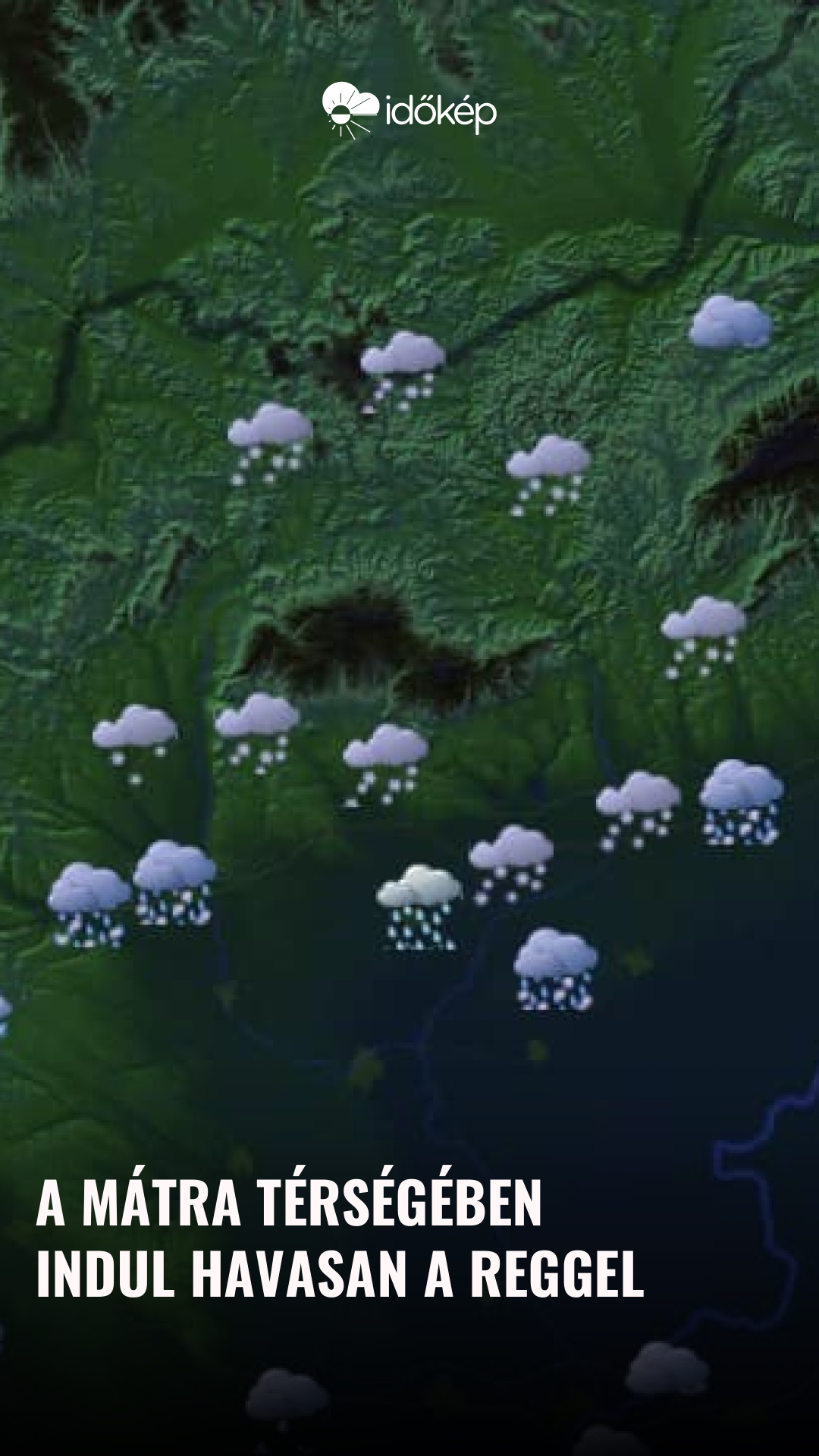 A Mátra térségében indul havasan a reggel