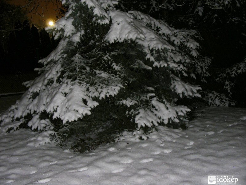 Szentendre havazás, 2010.01.18. késő este