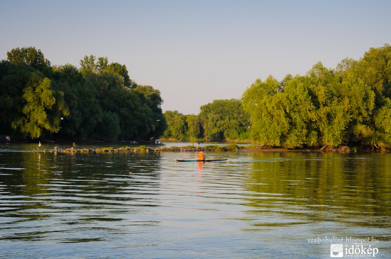 A Tisza és a Maros találkozása Szegednél.