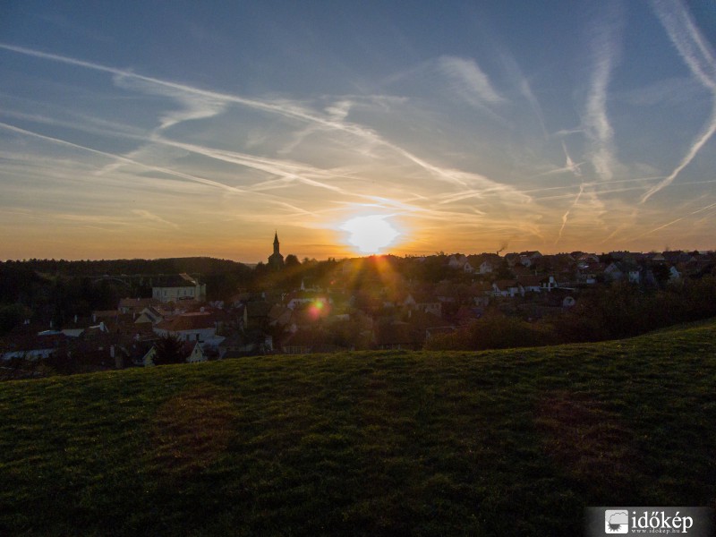 Naplemente Veszprémben