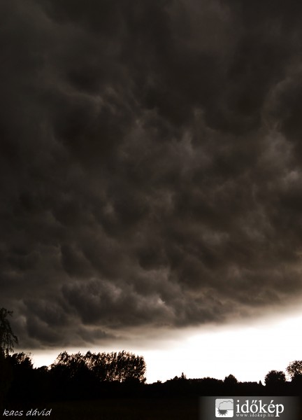 Zivatarlánc érkezése