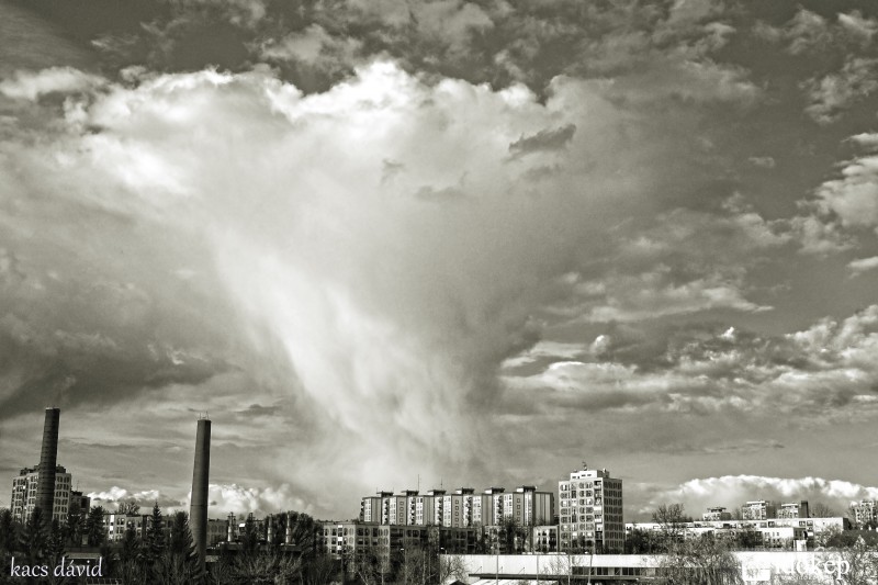 Áprilisi hózápor Kaposvárott