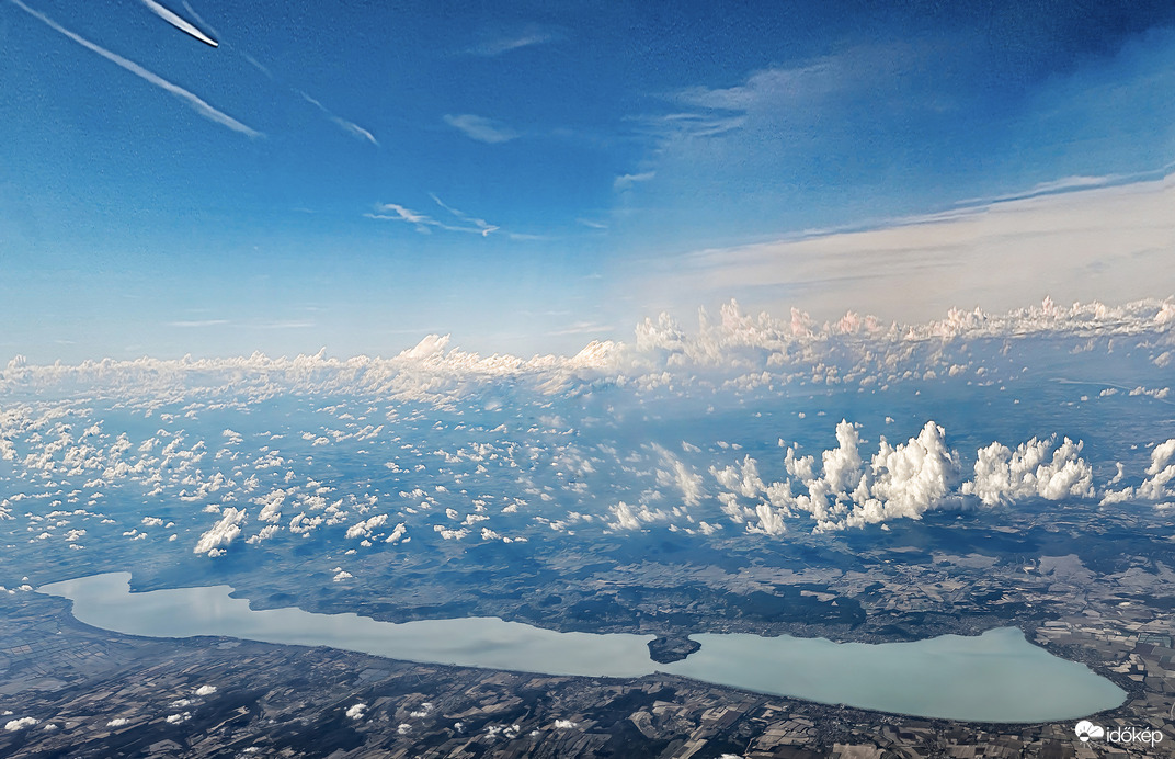 Balaton gépmadár távlatból.