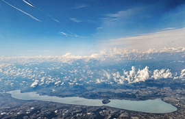 Balaton gépmadár távlatból.