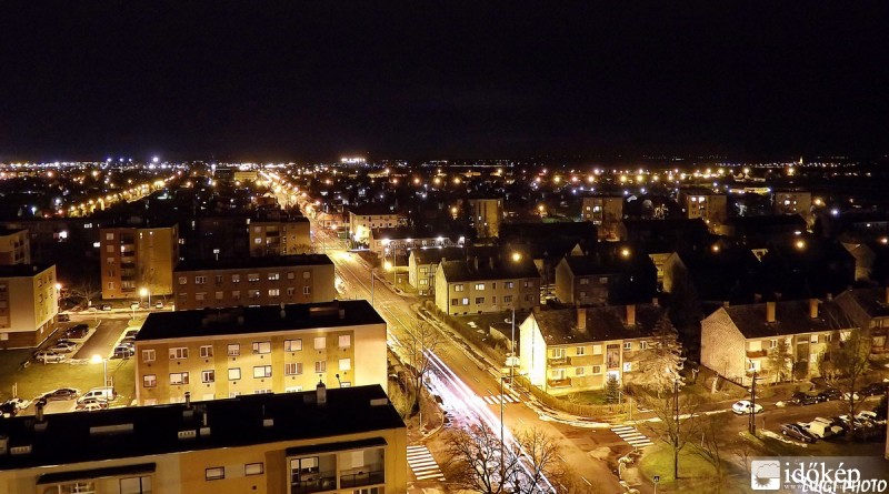Szombathely esti fényei ....