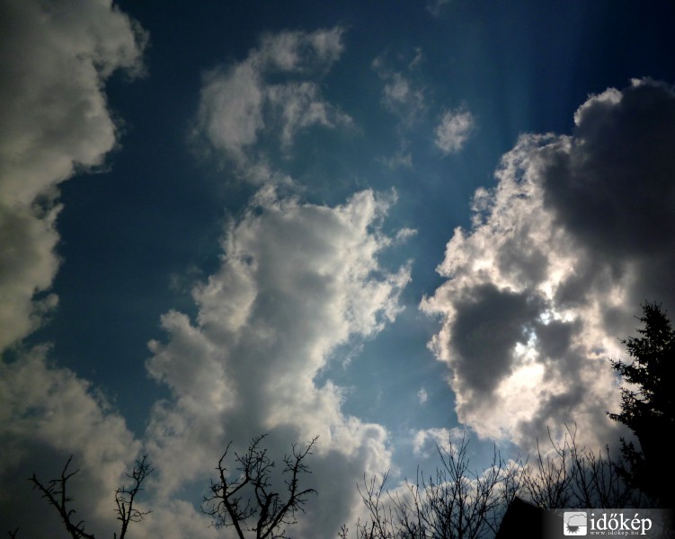 A szeles - felhős idő szépsége