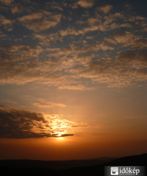 Napkelte Gödöllő felett (06:02-kor)