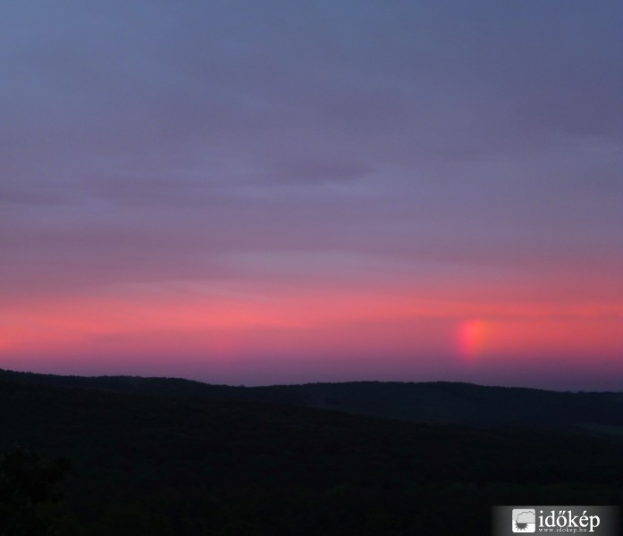 Naplemente szivárvánnyal :)