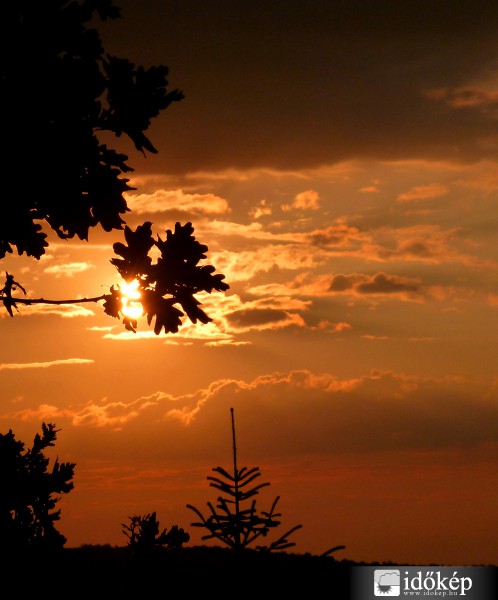 Gödöllő felett (ma 05:40-kor)