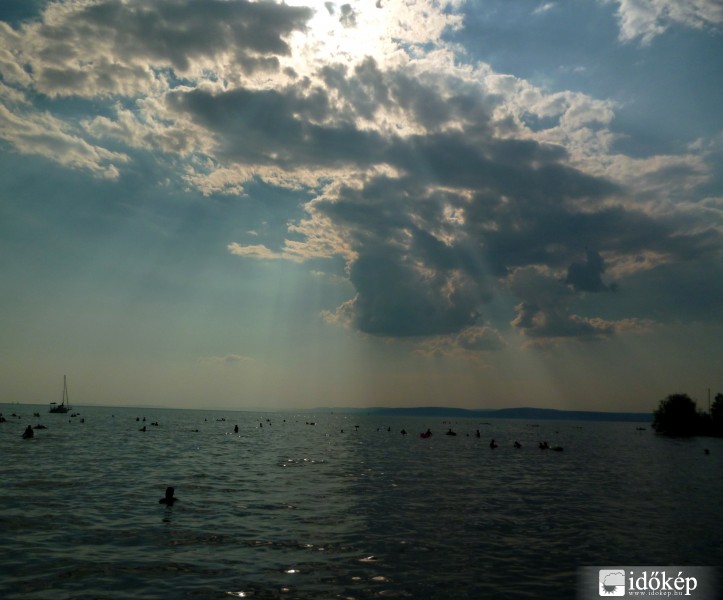 Tyndall a Balaton felett