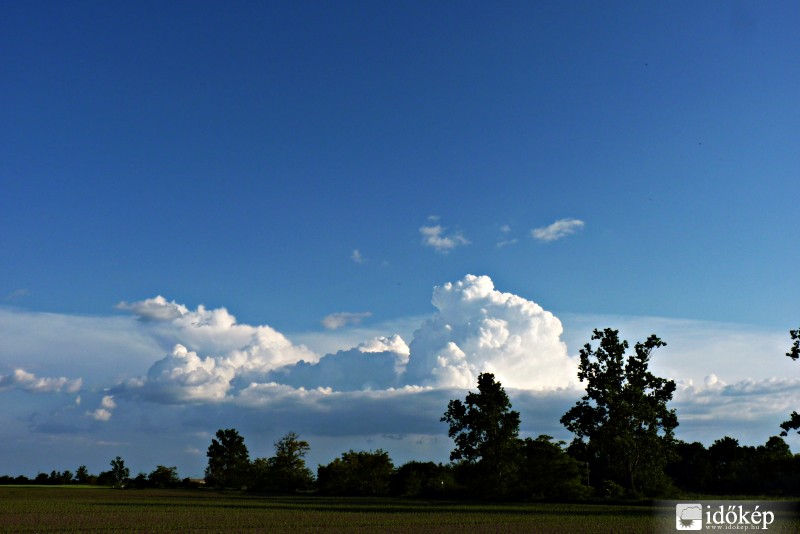 Orosháza és Kardoskút között készült délnyugati irányba