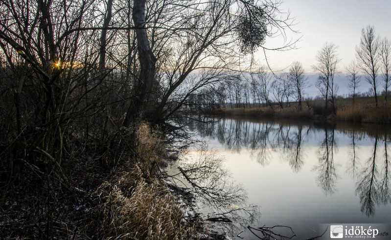 Napnyugta a Szigetközben