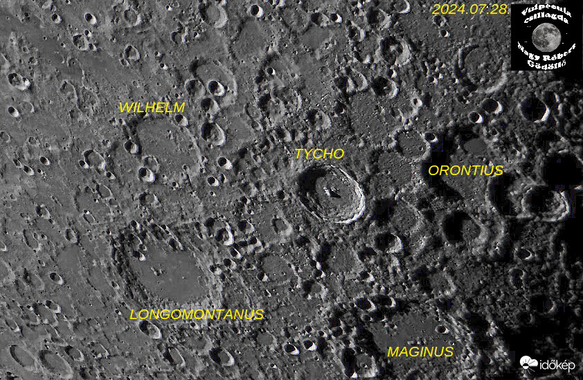 Tyho kráter.
