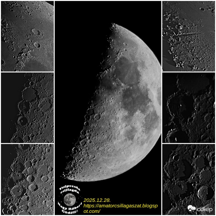 Rövid séta kisérőnk felszínén.