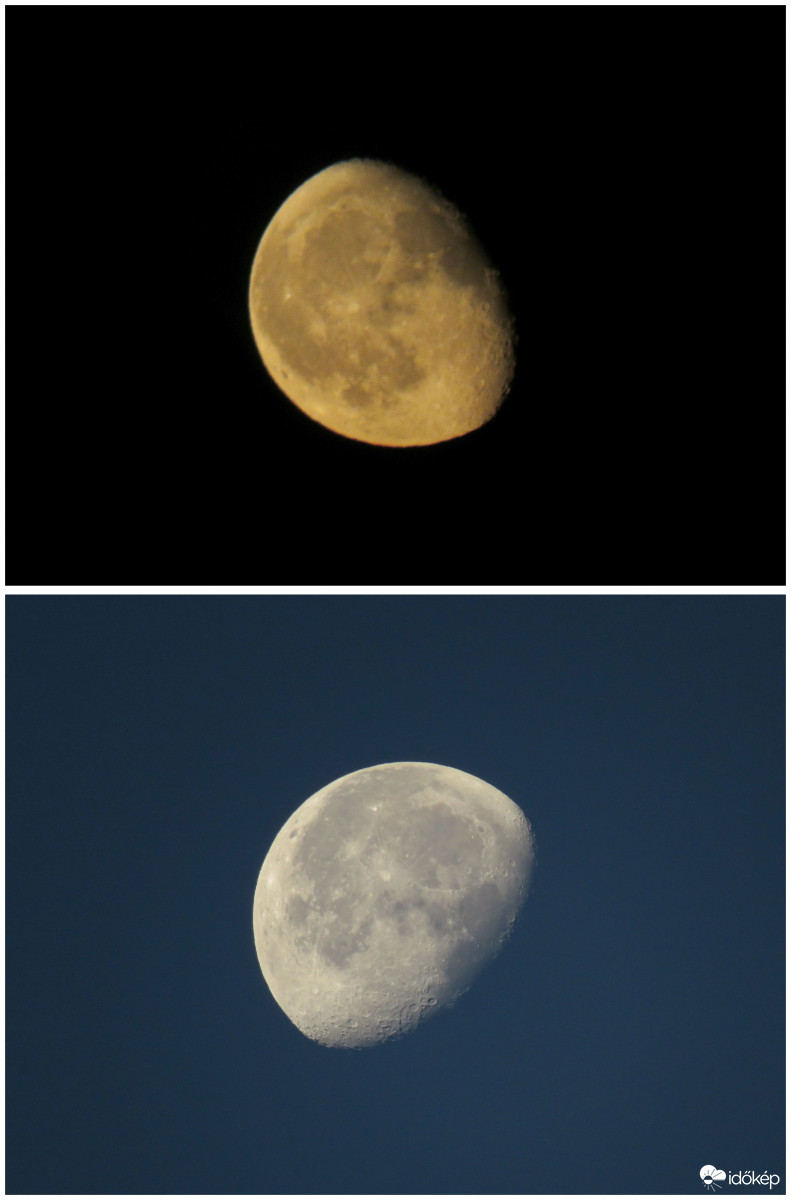 A Hold színeváltozása