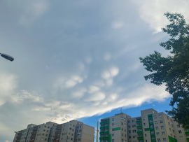 Mammatusok Győr felett☁️