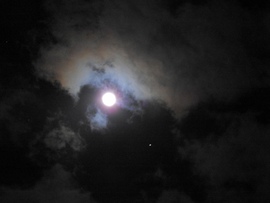 Hold és Jupiter együttállása :)