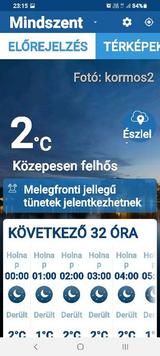 Észlelési fényképek