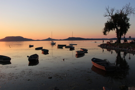 Napnyugta és a Balaton