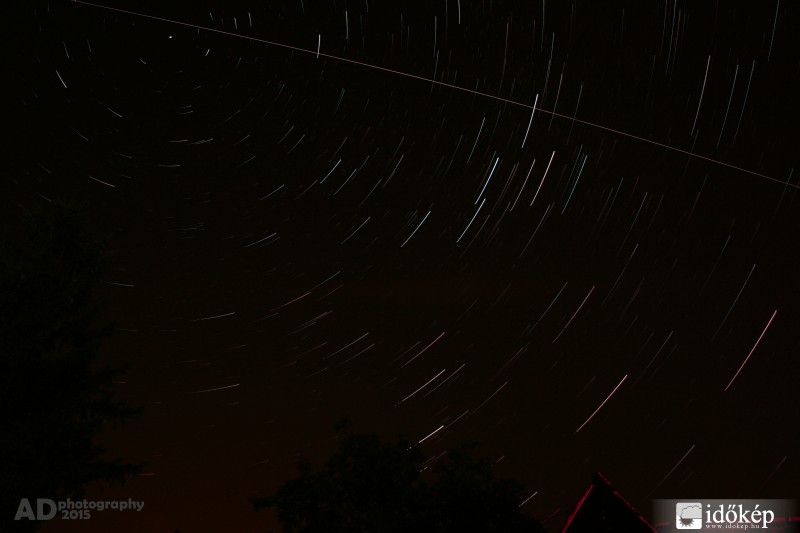 Startrails+ISS