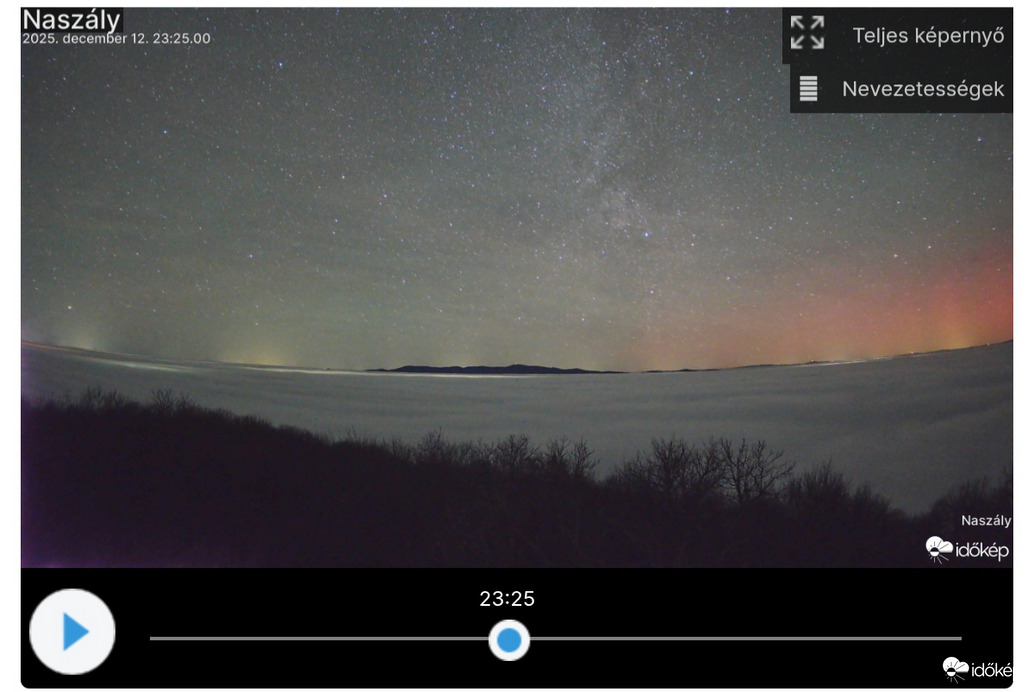 Észlelési fényképek