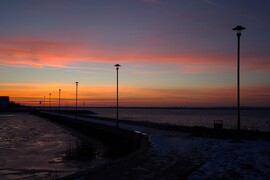 Újévi első naplemente