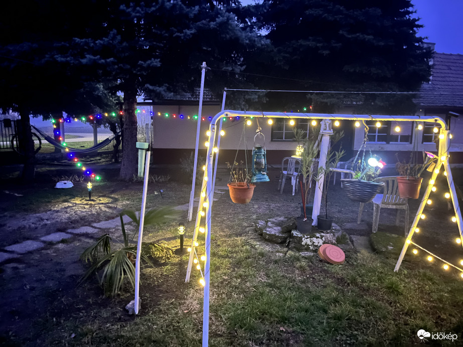 A mai napsütés hatására feltöltődtek a napelemek