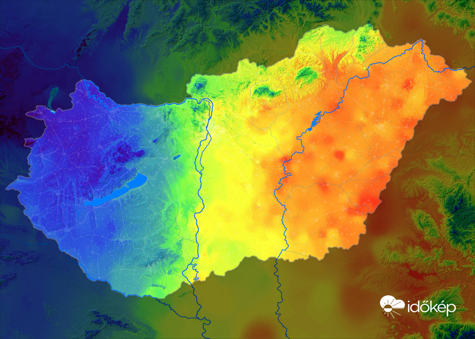 Időjárási grafikonok, térképek