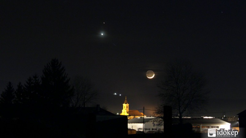 Vénusz Mars Hold együttállás