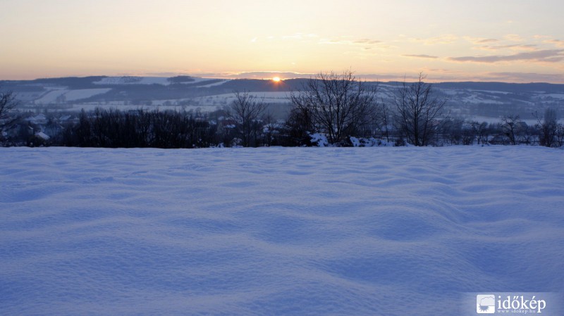 A naplemente fényében