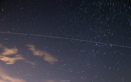 ISS és az AX-4 átvonulása
