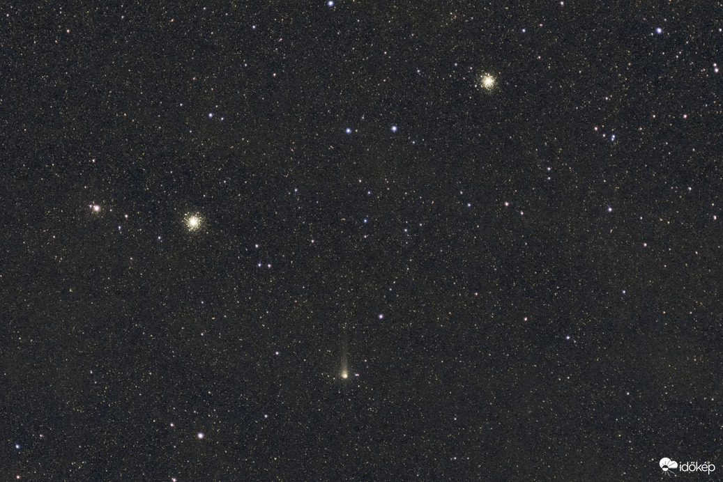 C/2017 K2 (Panstarrs) az M10 és M12 gömbhalmazok közelében