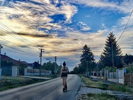 Alkonyati fellegek