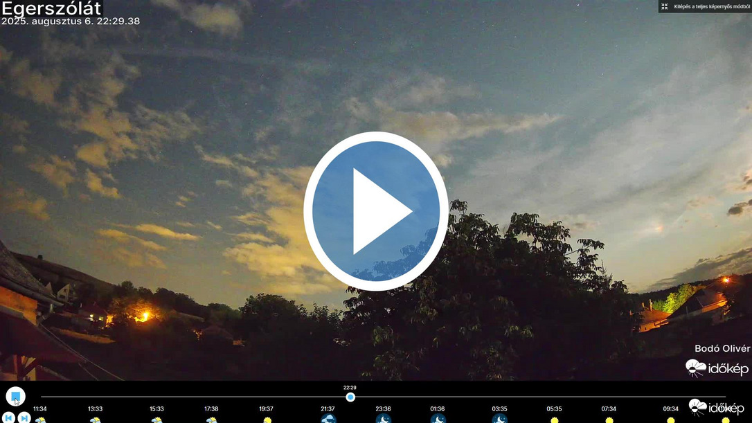 Észlelési fényképek