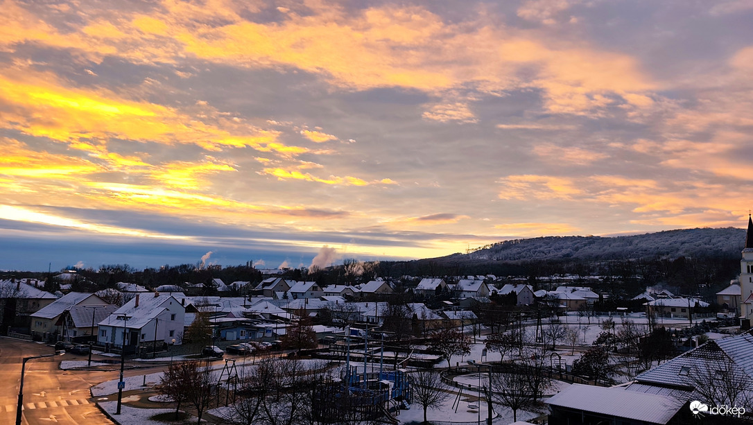 Hajnali fények a havazás után