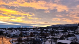 Hajnali fények a havazás után