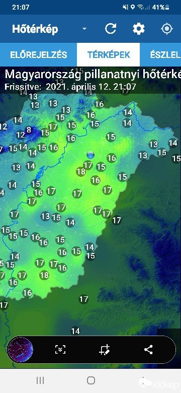 Észlelési fényképek