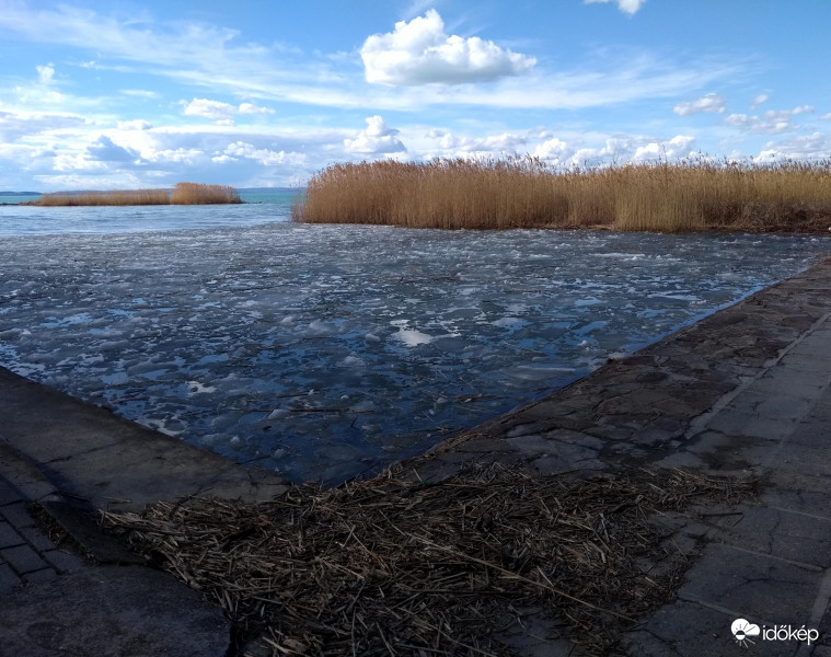 Olvadó jég, Balaton