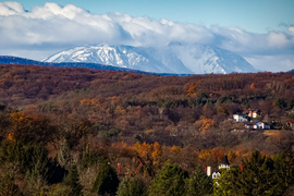 A Schneeberg látványa Sopronból