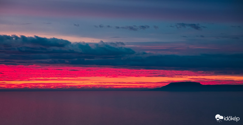 Balatoni naplemente Badacsonnyal