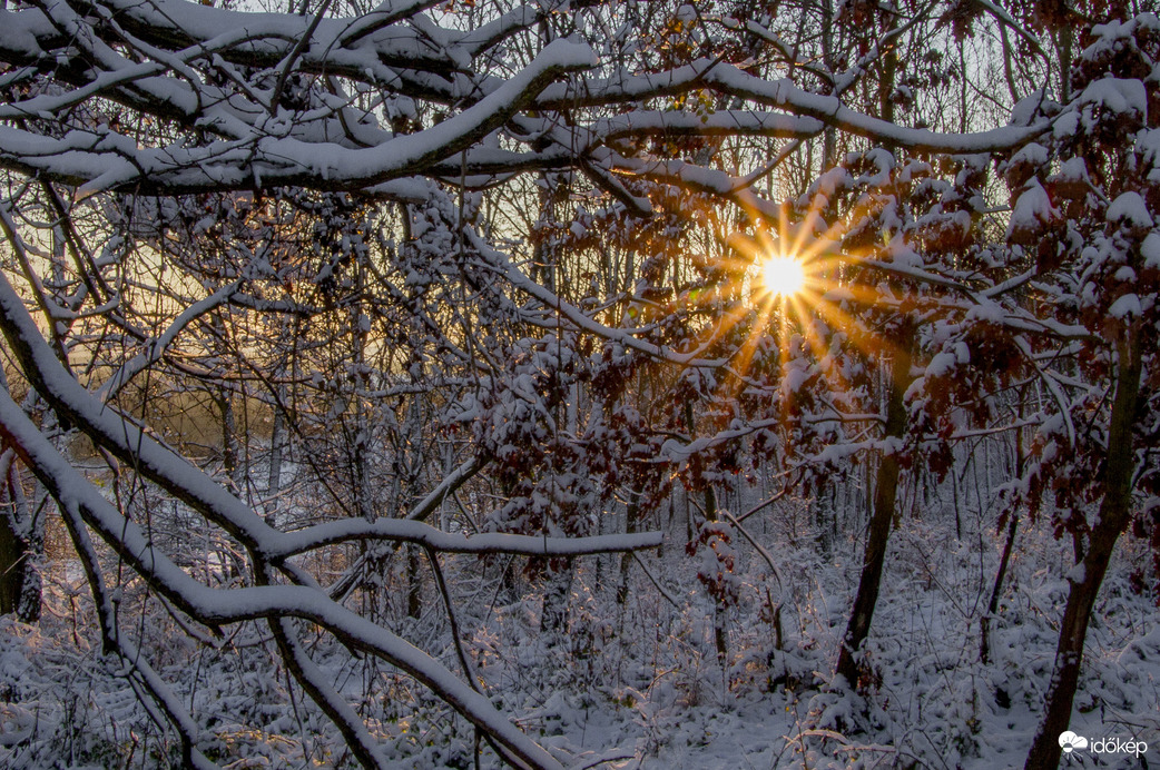 Téli napkelte!