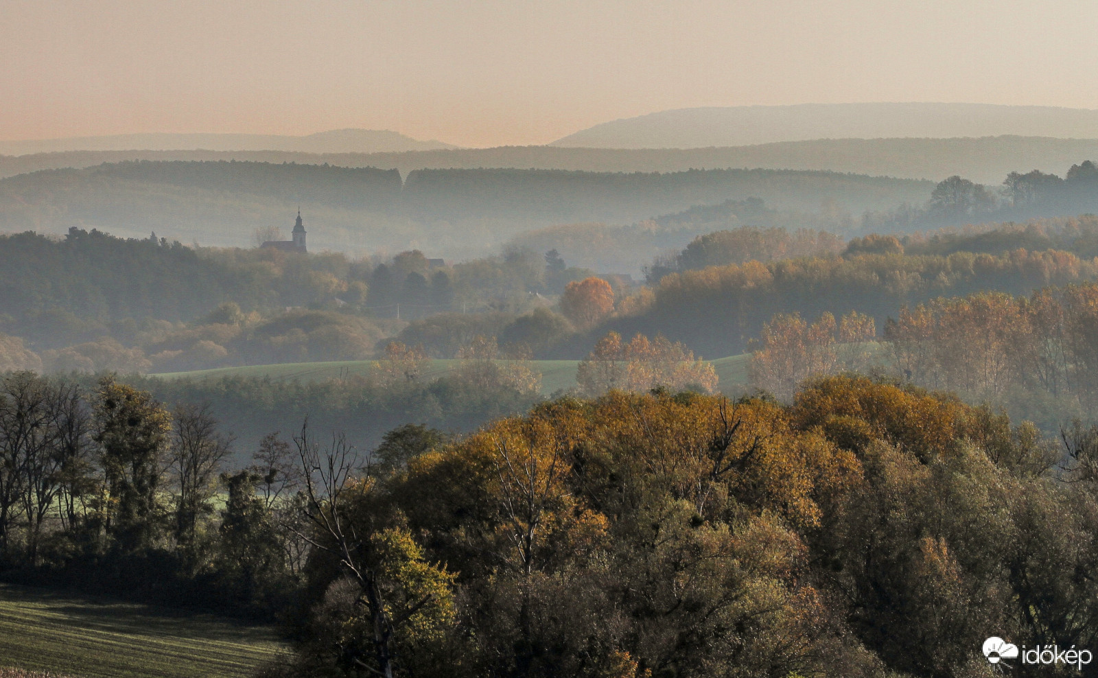 Ködös párás reggelen.