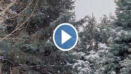 Polgárdi, intenzív havazás 