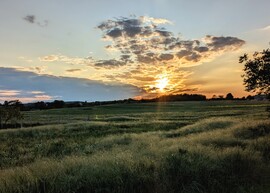 Polgárdi, esti látvány 
