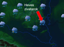 Heves zivatarok délen: Mohácson 92 km/h széllökést mértek