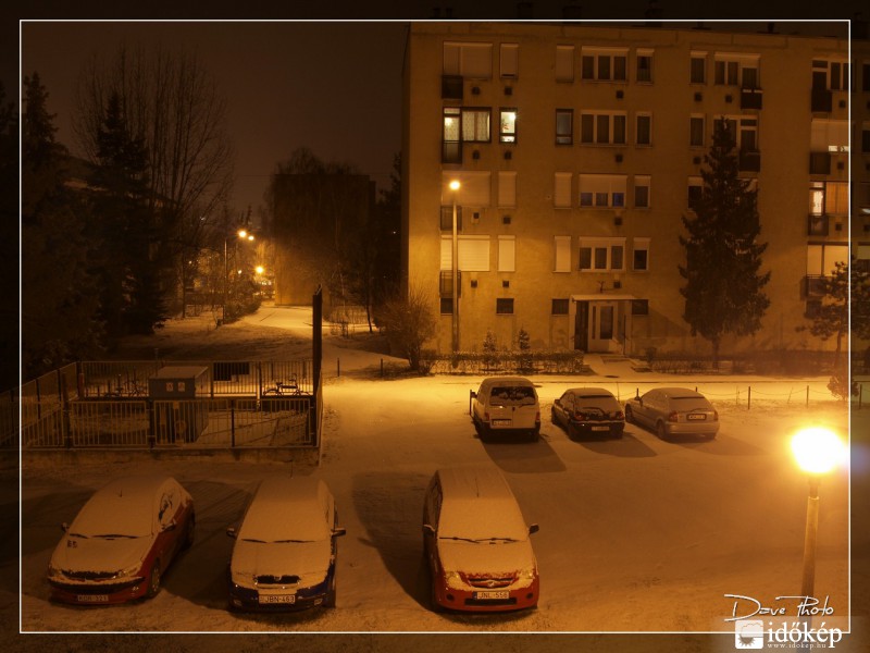 Gödöllőn is havazik!