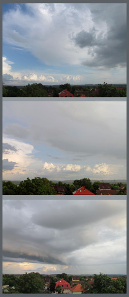 Zivatar készül ma este Pécs közelében