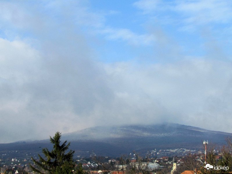 Rövid hózápor Jakabhegyen