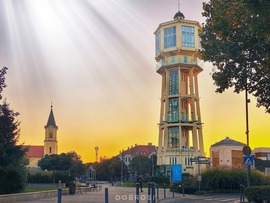 Siófok ma reggel. 