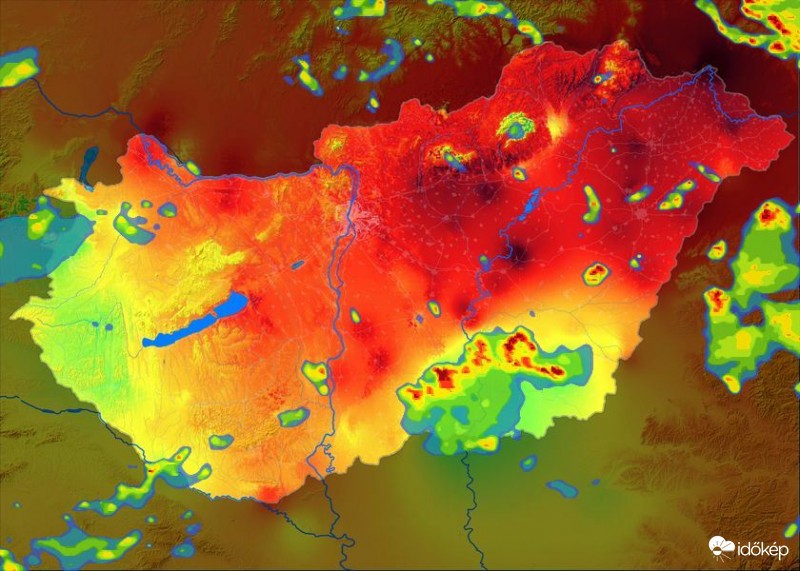 Időjárási grafikonok, térképek